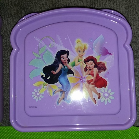 Disney Fairies school set water bottle pencil pouch sandwich container - Picture 3 of 4